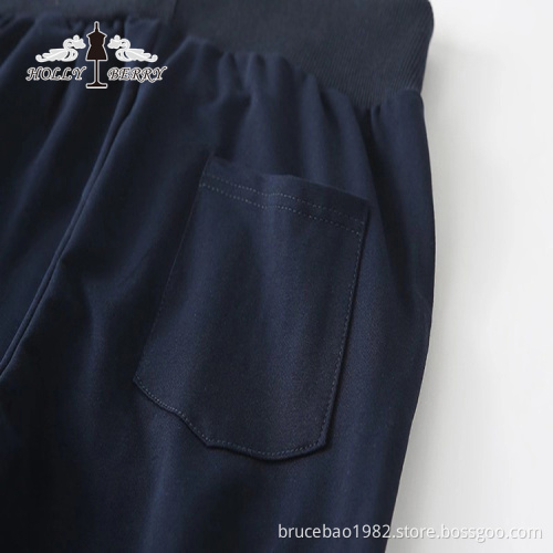 Loose Flat Streaked Sports Pants Women Slacks